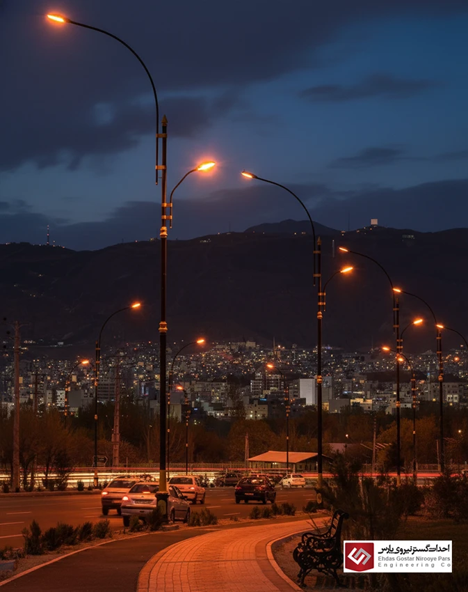 پایه روشنایی خیابان