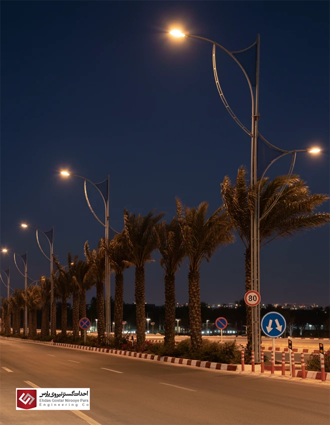پایه روشنایی خیابان