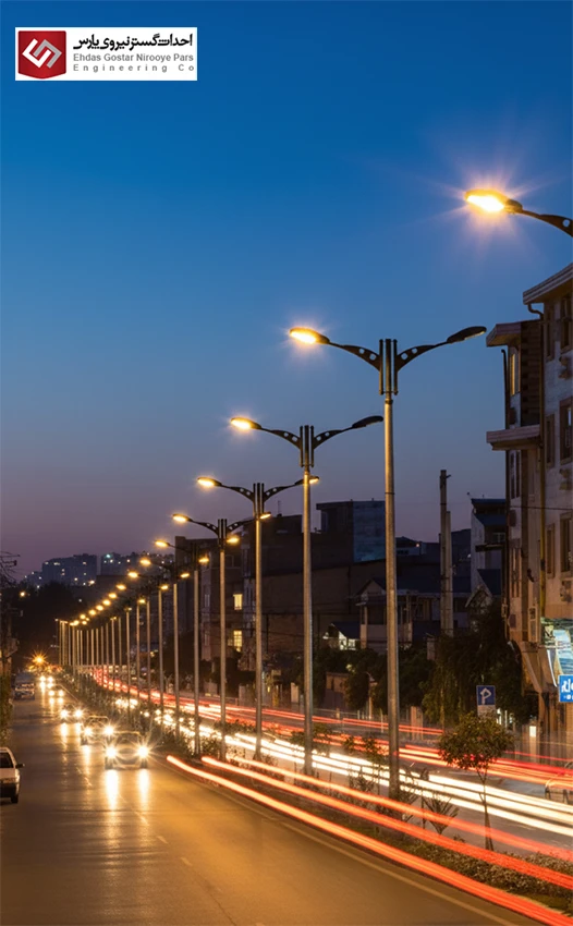 پایه روشنایی خیابان