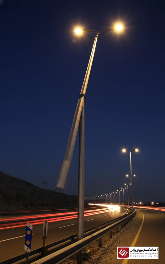 پایه روشنایی خیابان